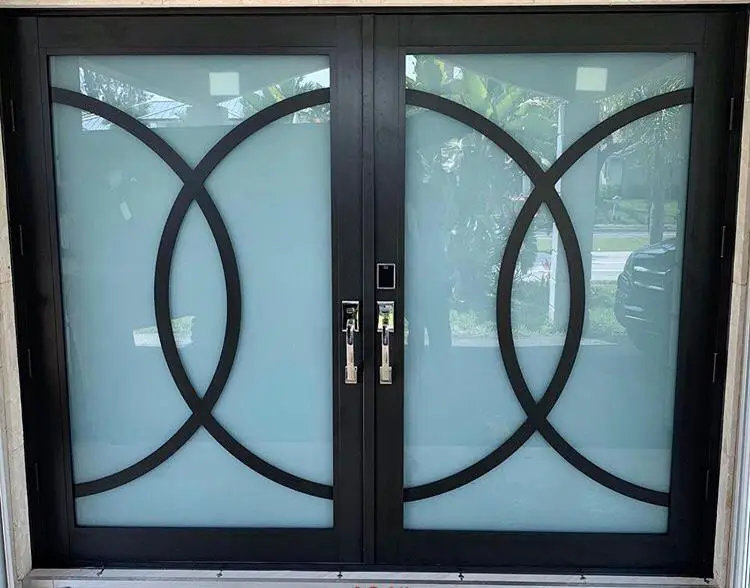 Completed impact window and door project in Miami, Florida